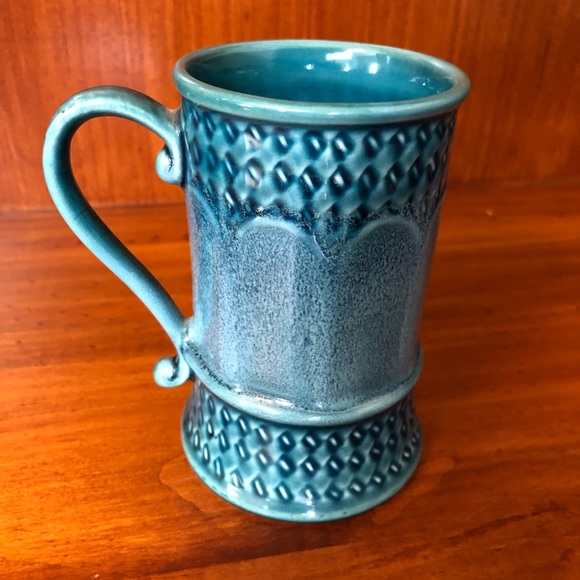 UNUSUAL MAJOLICA NORLEANS VTG AES JAPAN CERAMIC MEDIEVAL CASTLE KEEP TEA POT/MUG - Picture 12 of 13